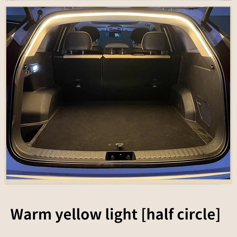 Car trunk lighting