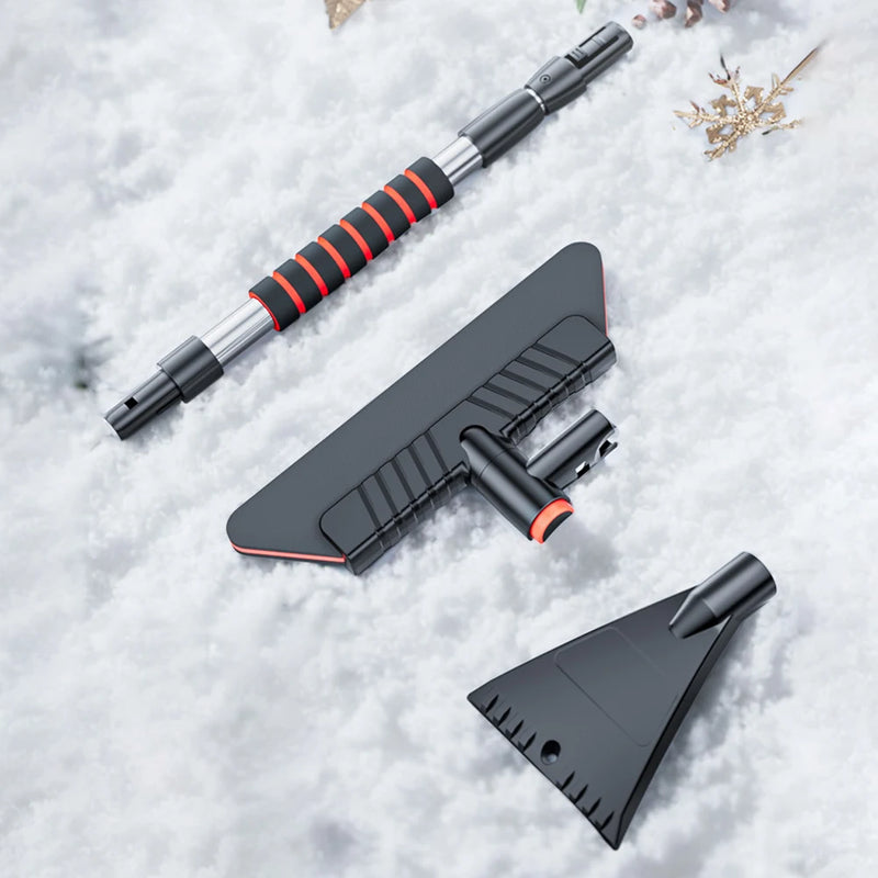 2-in-1 ausziehbarer Eiskratzer mit Schneebesen