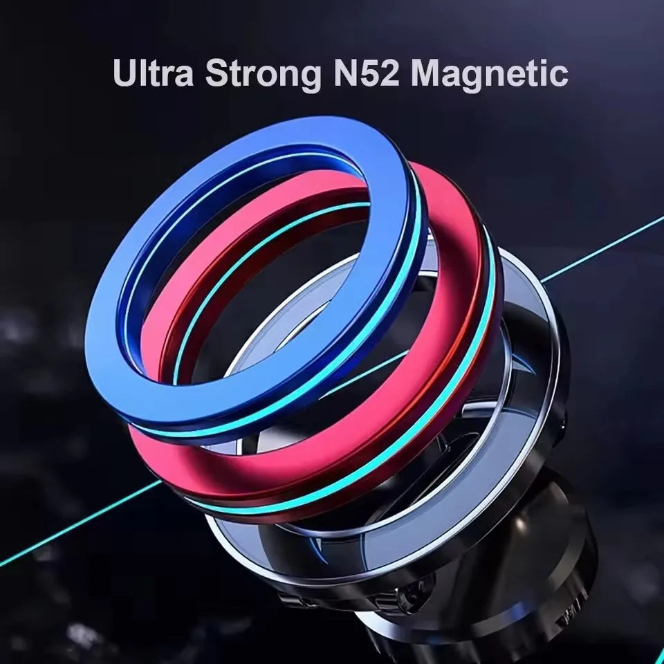 Foldable Magnet Car Mobile Phone Holder for MagSafe 360° Adjustable Magnetic Car Mount Stand for iPhone 17 Huawei Xiaomi In Car