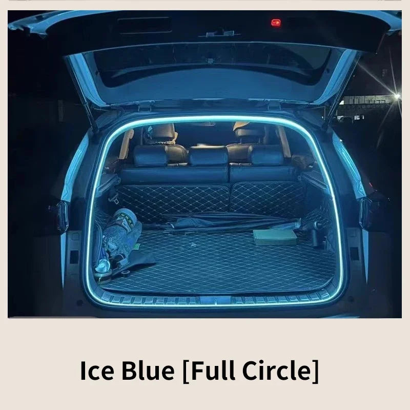 Car trunk lighting